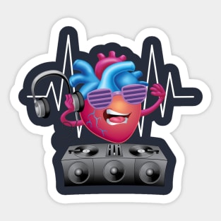 Heart Beat Sticker